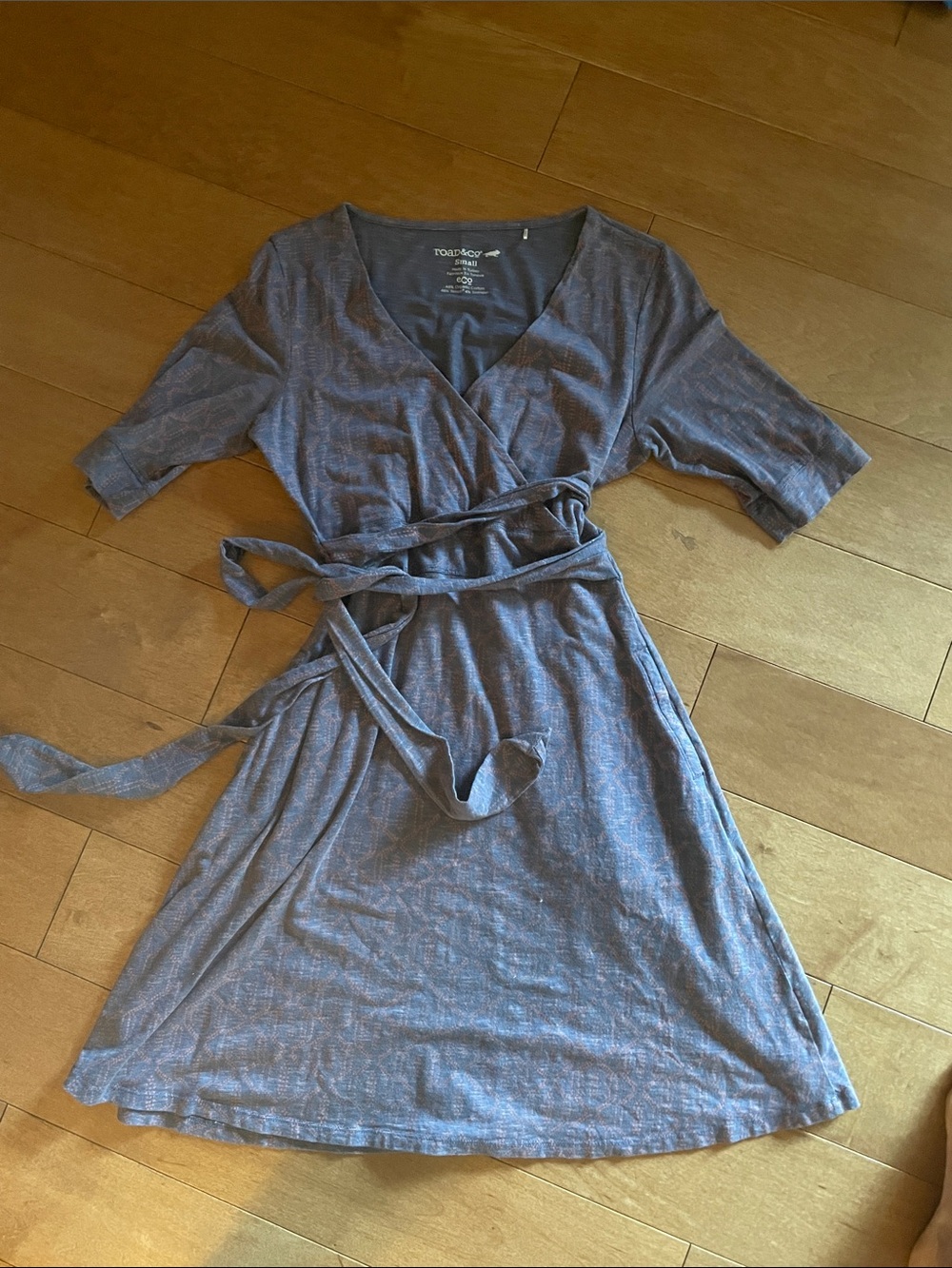 Toad & Co wrap style dress - size S